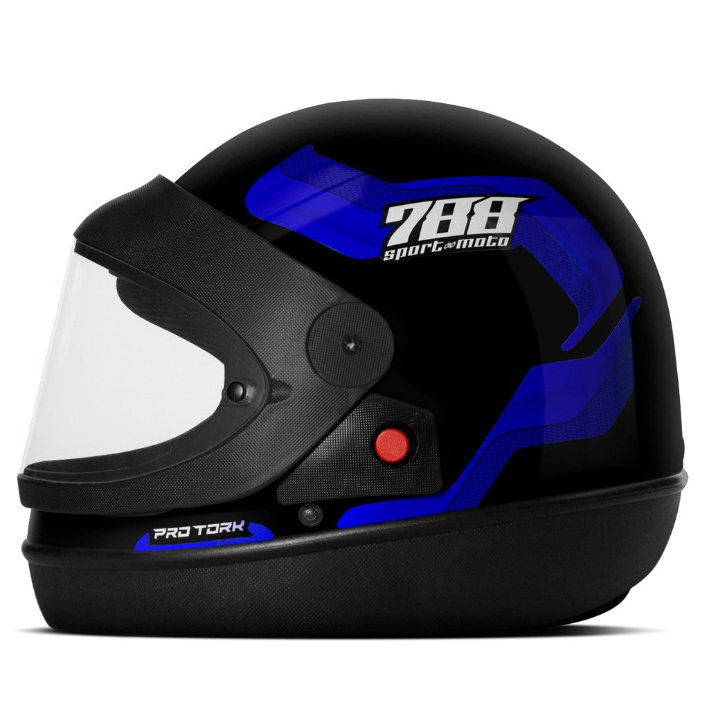 Capacete Fechado Pro Tork Sport Moto 788