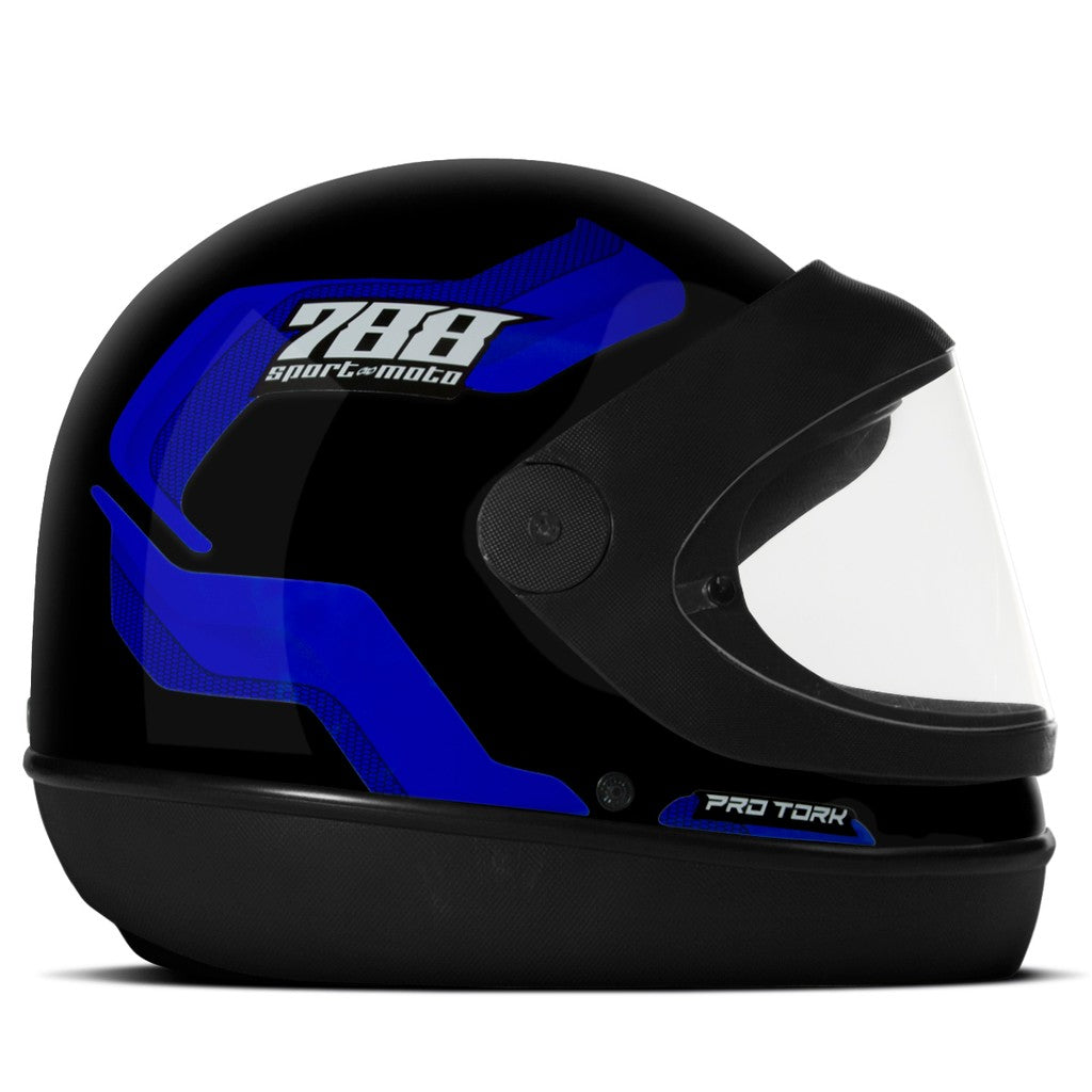 Capacete Fechado Pro Tork Sport Moto 788