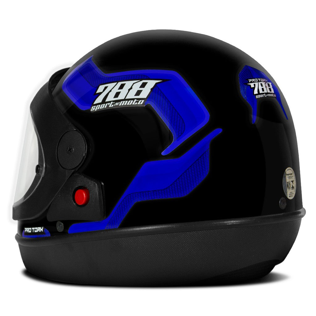 Capacete Fechado Pro Tork Sport Moto 788