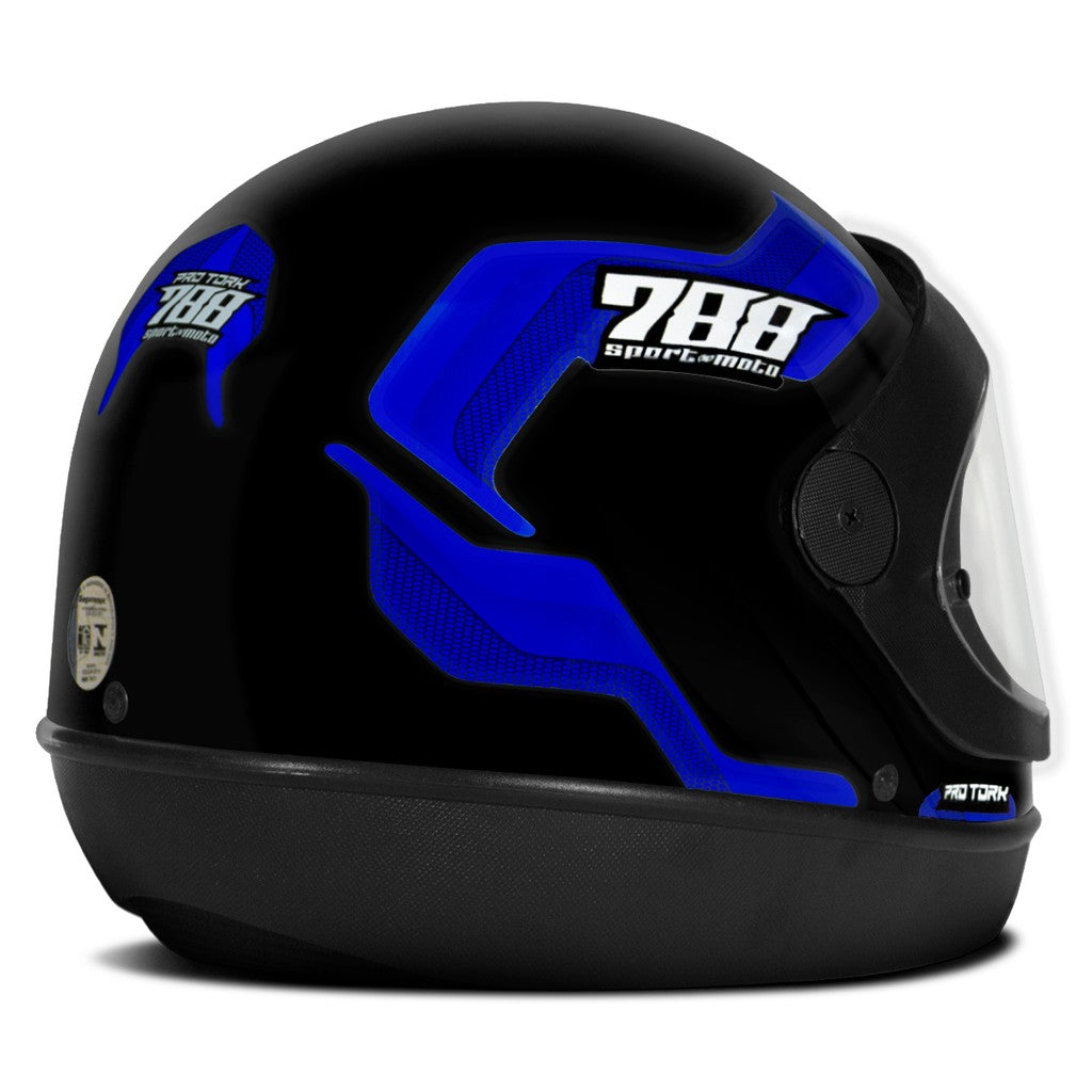 Capacete Fechado Pro Tork Sport Moto 788