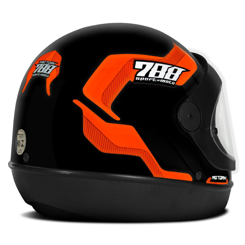 Capacete Fechado Pro Tork Sport Moto 788