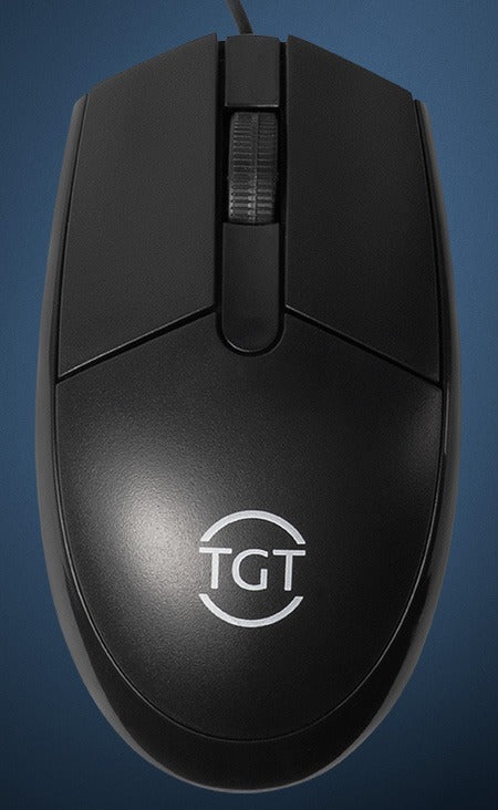 Mouse Office TGT OM75, 1200DPI, 3 Botoes, Preto, TGT-OM75-BL01