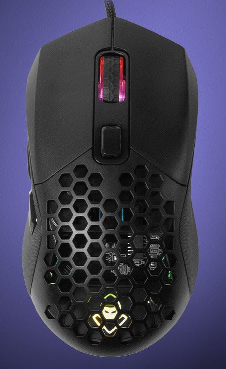 Mouse Gamer Mancer Swaper, RGB, 7200DPI, 5 Botoes, Preto, MCR-SWPR-BL01