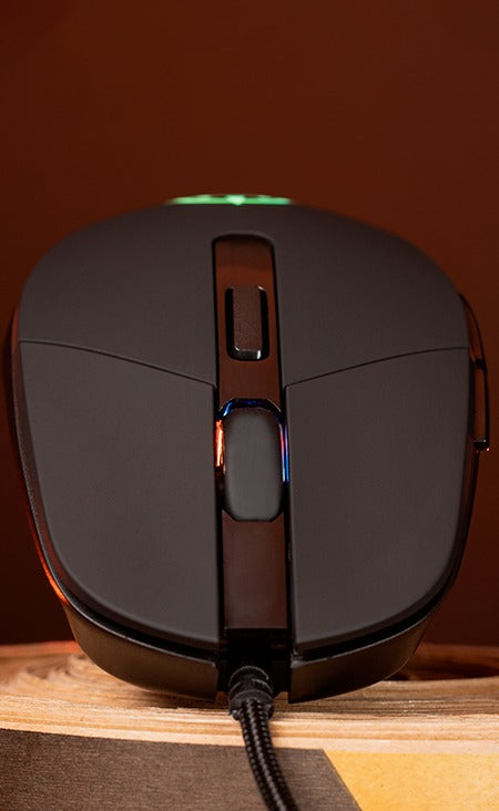 Mouse Gamer TGT Vector E1, Rainbow RGB, 8000DPI, 6 Botoes, Preto, TGT-VEC-E1-RBW