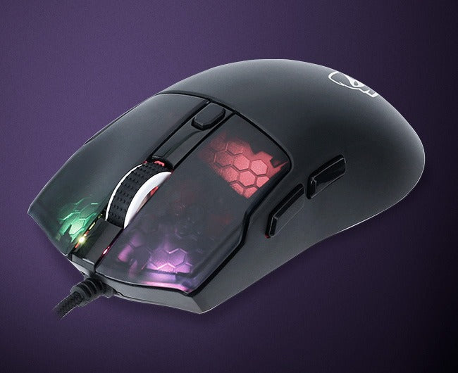 Mouse Gamer Mancer Vandrix, RGB, 7200DPI, 6 Botoes, Preto, MCR-VDX-RGB01