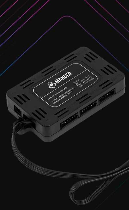 Kit Ventoinhas Mancer Z200, 3x120mm, RGB, MCR-Z20RGB-01