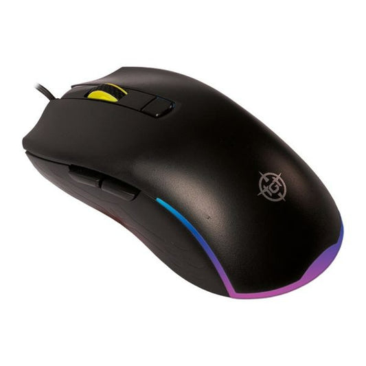 Mouse Gamer TGT GM50, Rainbow, 3600DPI, 6 Botoes, Preto, TGT-GM50-BL01