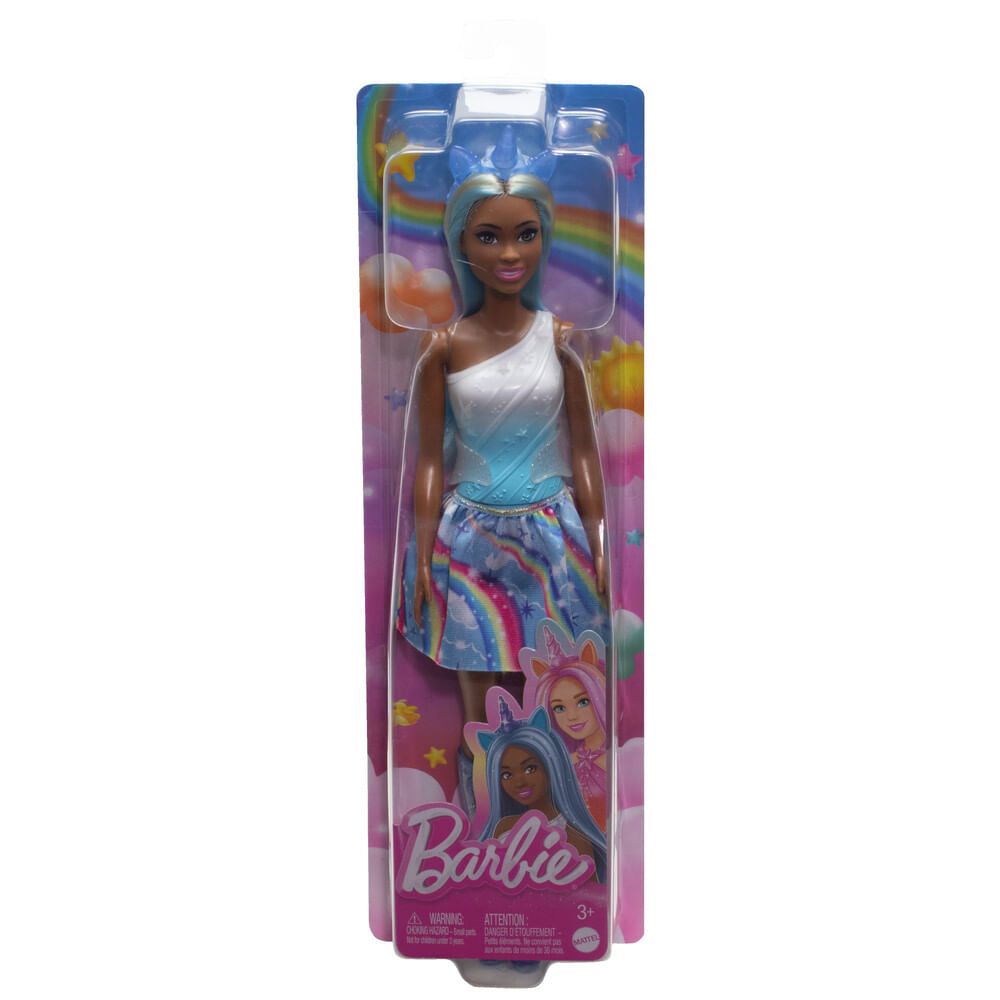 Barbie Fantasia Saia de Unicórnio de Sonho Azul - Mattel