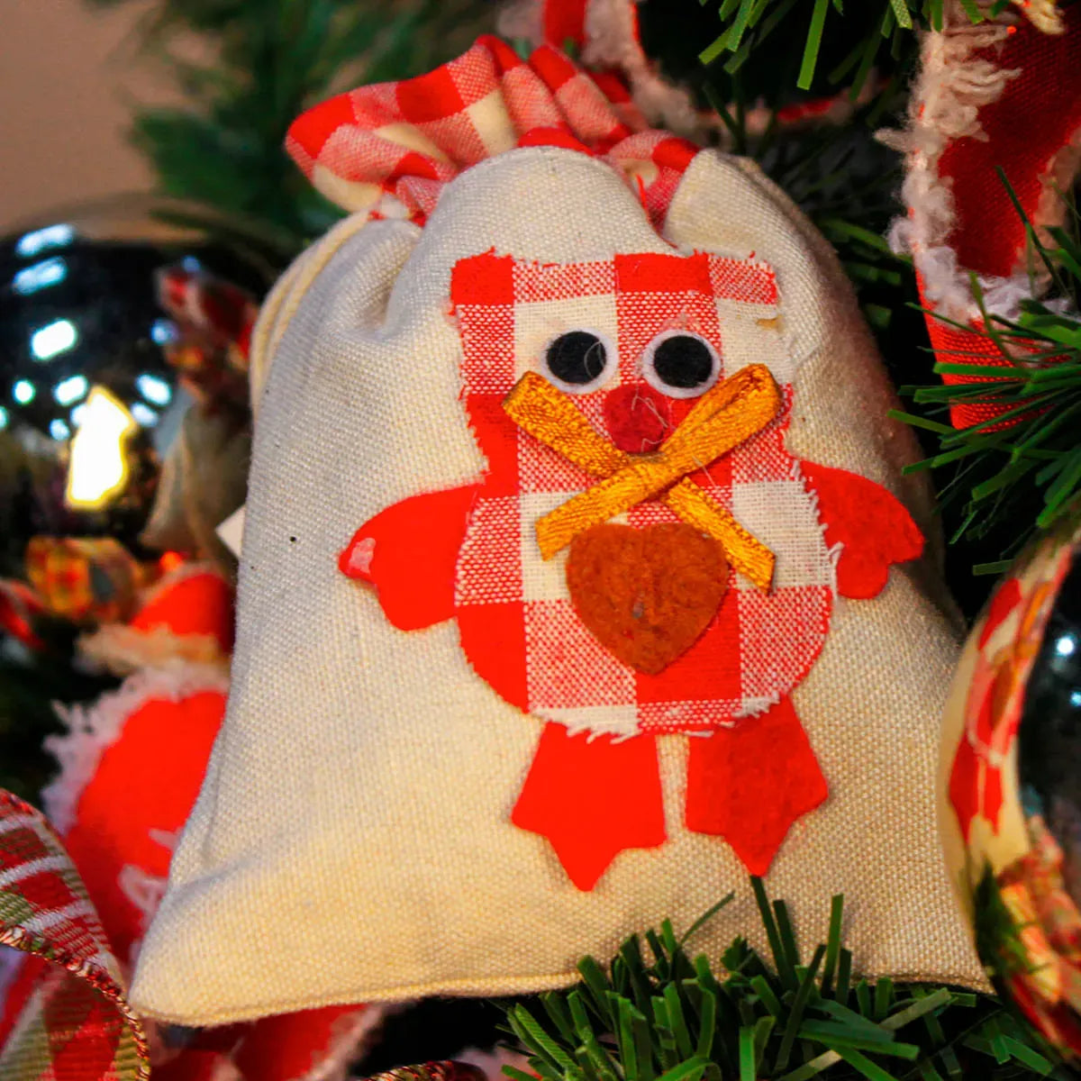 Kit Decoração para Árvore de Natal Rústico 150cm Merita 15/150