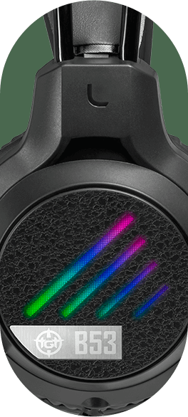 Headset Gamer TGT B53, Rainbow, Drivers 50mm, Preto, TGT-B53-RBW01