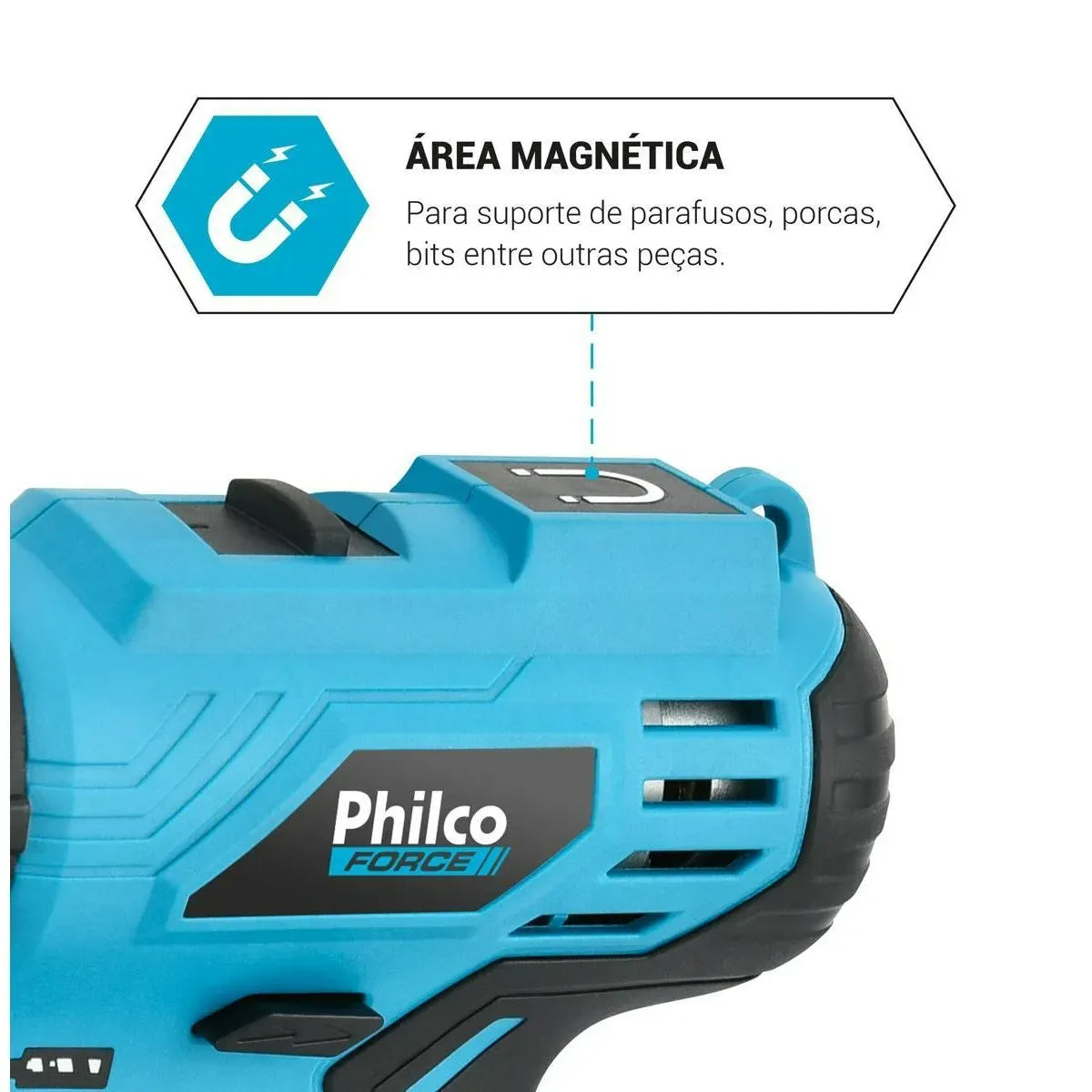Parafusadeira Philco Force PPF120 3 em 1 1500RPM