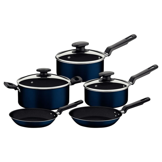 Jogo de Panelas Tramontina Ravena em Alumínio com Revestimento Interno e Externo Antiaderente Starflon Max 5 Peças