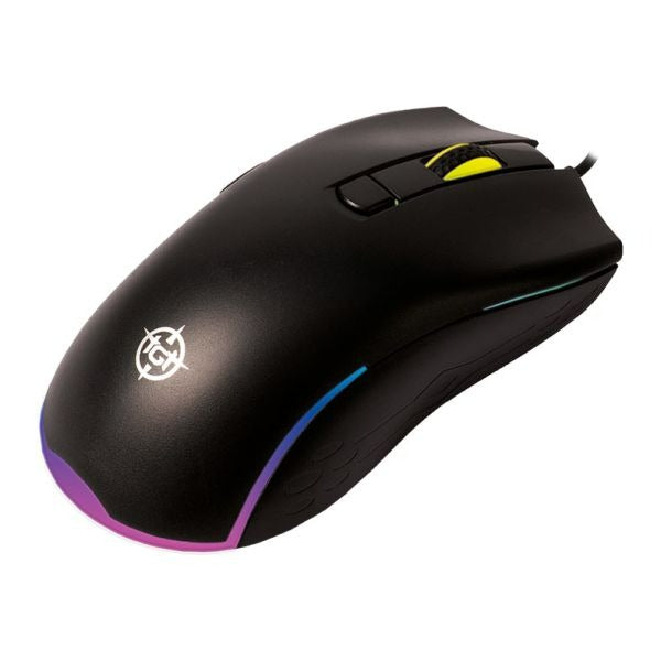 Mouse Gamer TGT GM50, Rainbow, 3600DPI, 6 Botoes, Preto, TGT-GM50-BL01