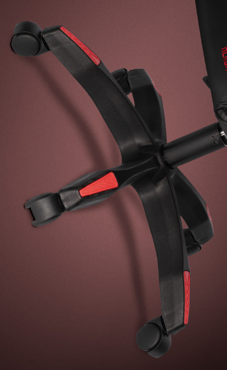 Cadeira Gamer TGT Heron M, Preto e Vermelho, TGT-HRM-RD02