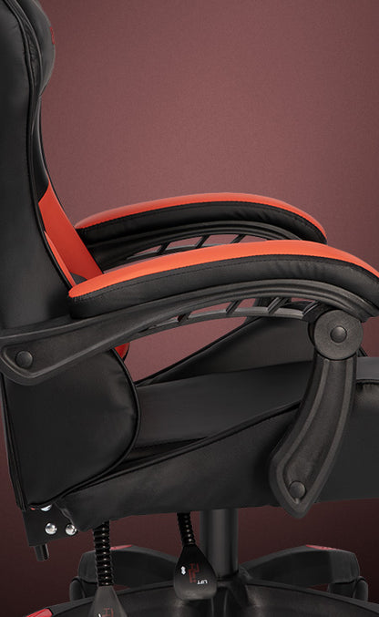 Cadeira Gamer TGT Heron M, Preto e Vermelho, TGT-HRM-RD02
