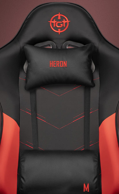 Cadeira Gamer TGT Heron M, Preto e Vermelho, TGT-HRM-RD02