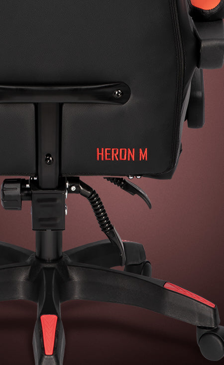 Cadeira Gamer TGT Heron M, Preto e Vermelho, TGT-HRM-RD02