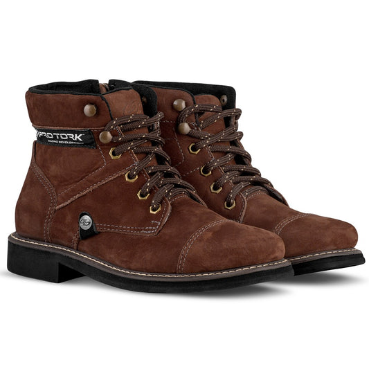 Coturno Casual Adulto Pro Tork Masculina COR/TABACO