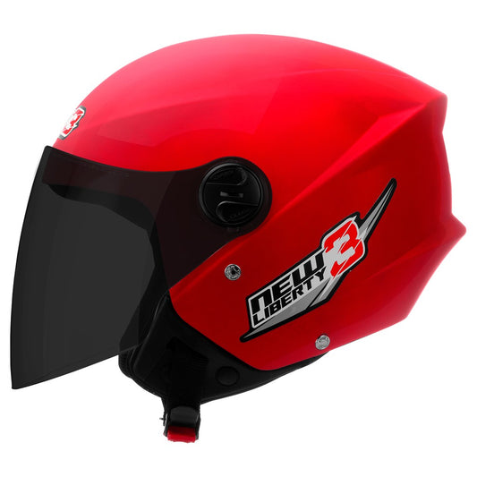 Capacete Aberto Pro Tork New Liberty 3 Solid Viseira Fumê