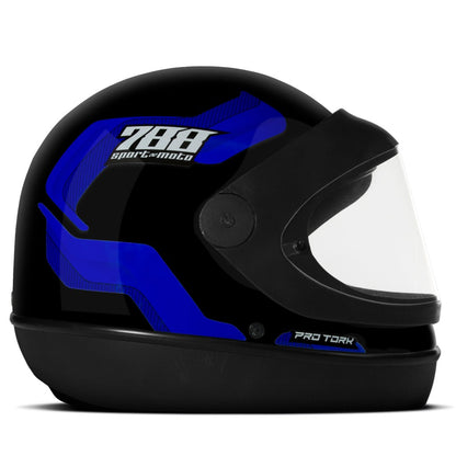 Capacete Fechado Pro Tork Sport Moto 788