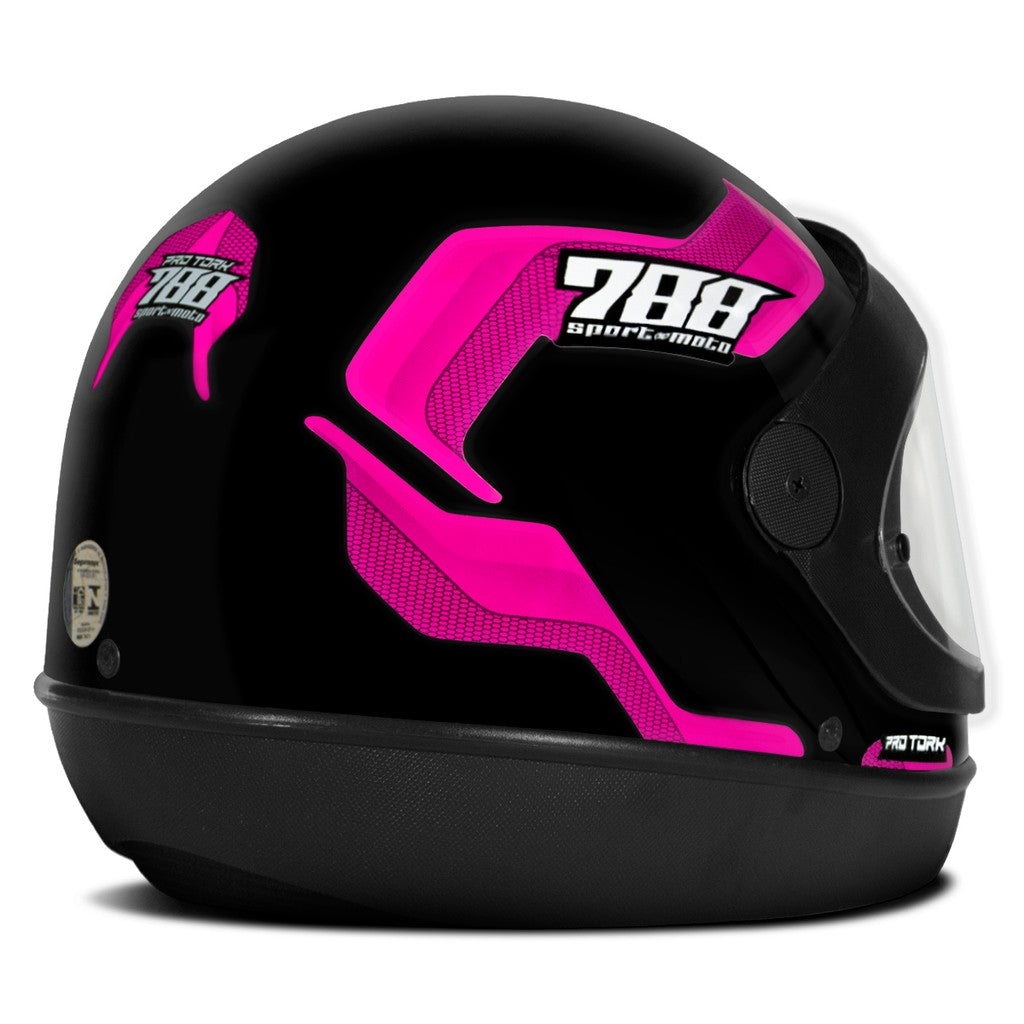 Capacete Fechado Pro Tork Sport Moto 788