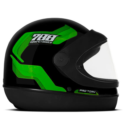 Capacete Fechado Pro Tork Sport Moto 788