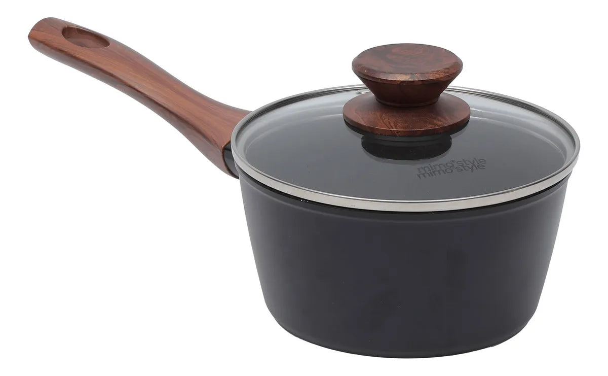 Jogo de panelas de cozinha Mimo Style Cook Fundo de Tripla Indução com 10 peças de alumínio