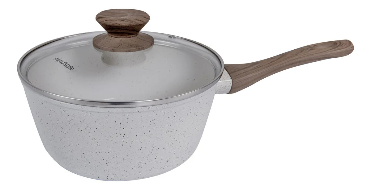 Jogo de panelas de cozinha Mimo Style Cook Fundo de Tripla Indução com 10 peças de alumínio