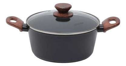 Jogo de panelas de cozinha Mimo Style Cook Fundo de Tripla Indução com 10 peças de alumínio