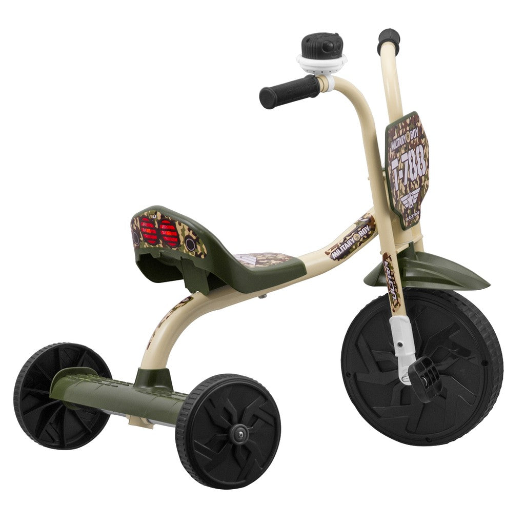 Triciclo Infantil Ultra Bikes Military Boy Com Number Place [roda Em Pp]
