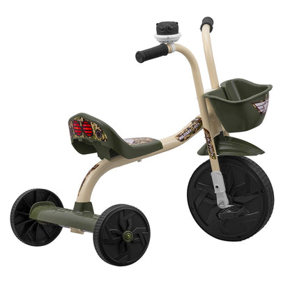 Triciclo Infantil Ultra Bikes Military Boy Com Cesto [roda Em Pp]