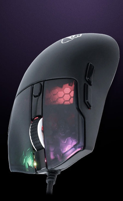 Mouse Gamer Mancer Vandrix, RGB, 7200DPI, 6 Botoes, Preto, MCR-VDX-RGB01