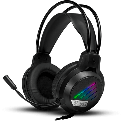 Headset Gamer TGT B53, Rainbow, Drivers 50mm, Preto, TGT-B53-RBW01