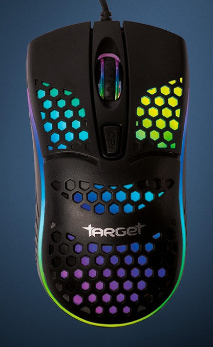 Mouse Gamer TGT GM95 LED, 1600DPI, 4 Botoes, Preto, TGT-GM95-BL01