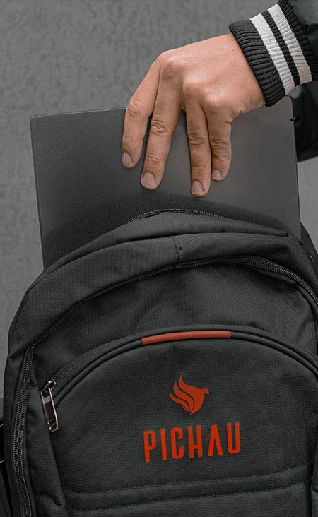 Mochila Pichau Asterion, Preto e Vermelho, PG-ASTE-BK01