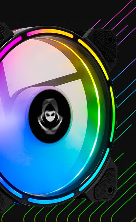 Kit Ventoinhas Mancer Z200, 3x120mm, RGB, MCR-Z20RGB-01