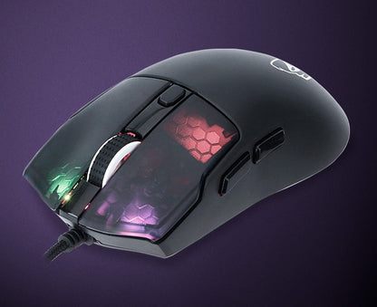 Mouse Gamer Mancer Vandrix, RGB, 7200DPI, 6 Botoes, Preto, MCR-VDX-RGB01