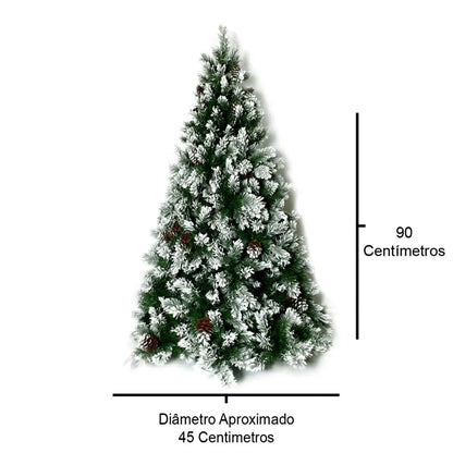 Árvore de Natal Finlândia 90cm 121 Galhos Merita PF90-121T