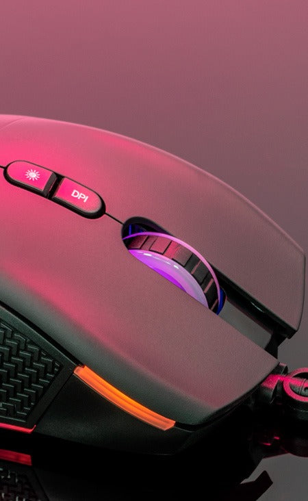 Mouse Gamer Mancer Lead 2, RGB, 12400DPI, 7 Botoes, Preto, MCR-LEAM2-RGB01