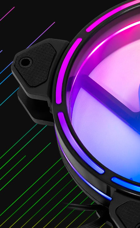 Kit Ventoinhas Mancer Z200, 3x120mm, RGB, MCR-Z20RGB-01