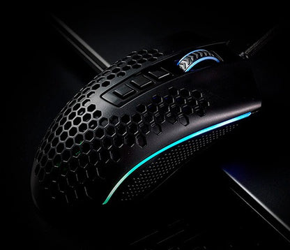 Mouse Gamer Redragon Storm RGB 12400DPI Preto, M808-RGB