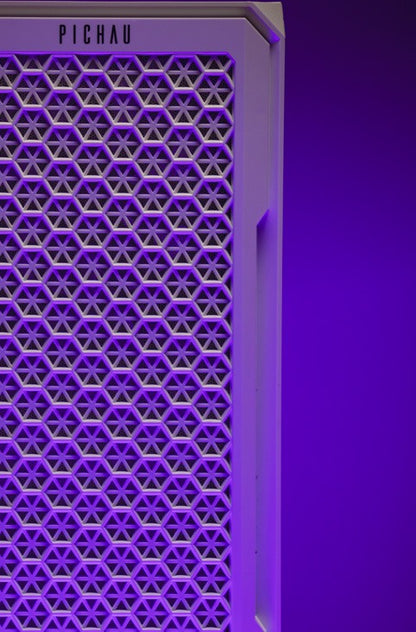 Gabinete Gamer Pichau Apus White, Mid-Tower, Lateral de Vidro Temperado, Com 3 Fans, Branco, PG-APS-WHT01