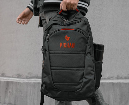 Mochila Pichau Asterion, Preto e Vermelho, PG-ASTE-BK01