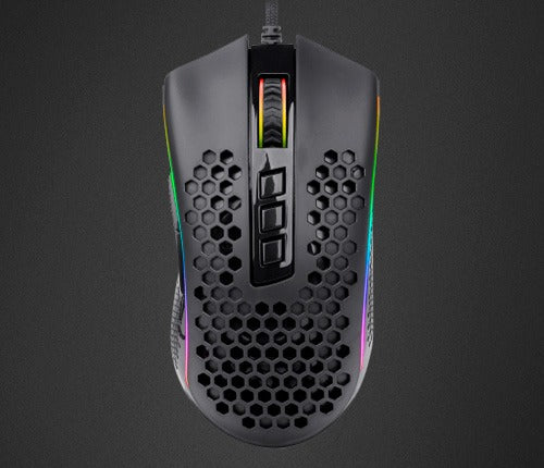 Mouse Gamer Redragon Storm RGB 12400DPI Preto, M808-RGB