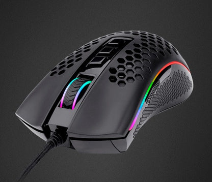 Mouse Gamer Redragon Storm RGB 12400DPI Preto, M808-RGB