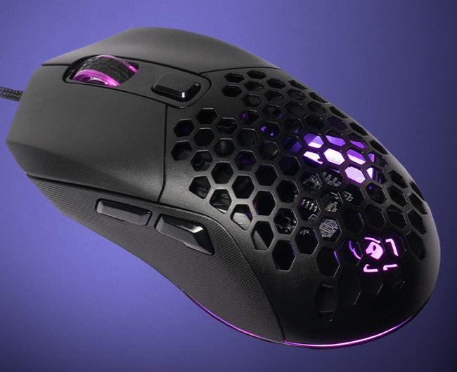 Mouse Gamer Mancer Swaper, RGB, 7200DPI, 5 Botoes, Preto, MCR-SWPR-BL01