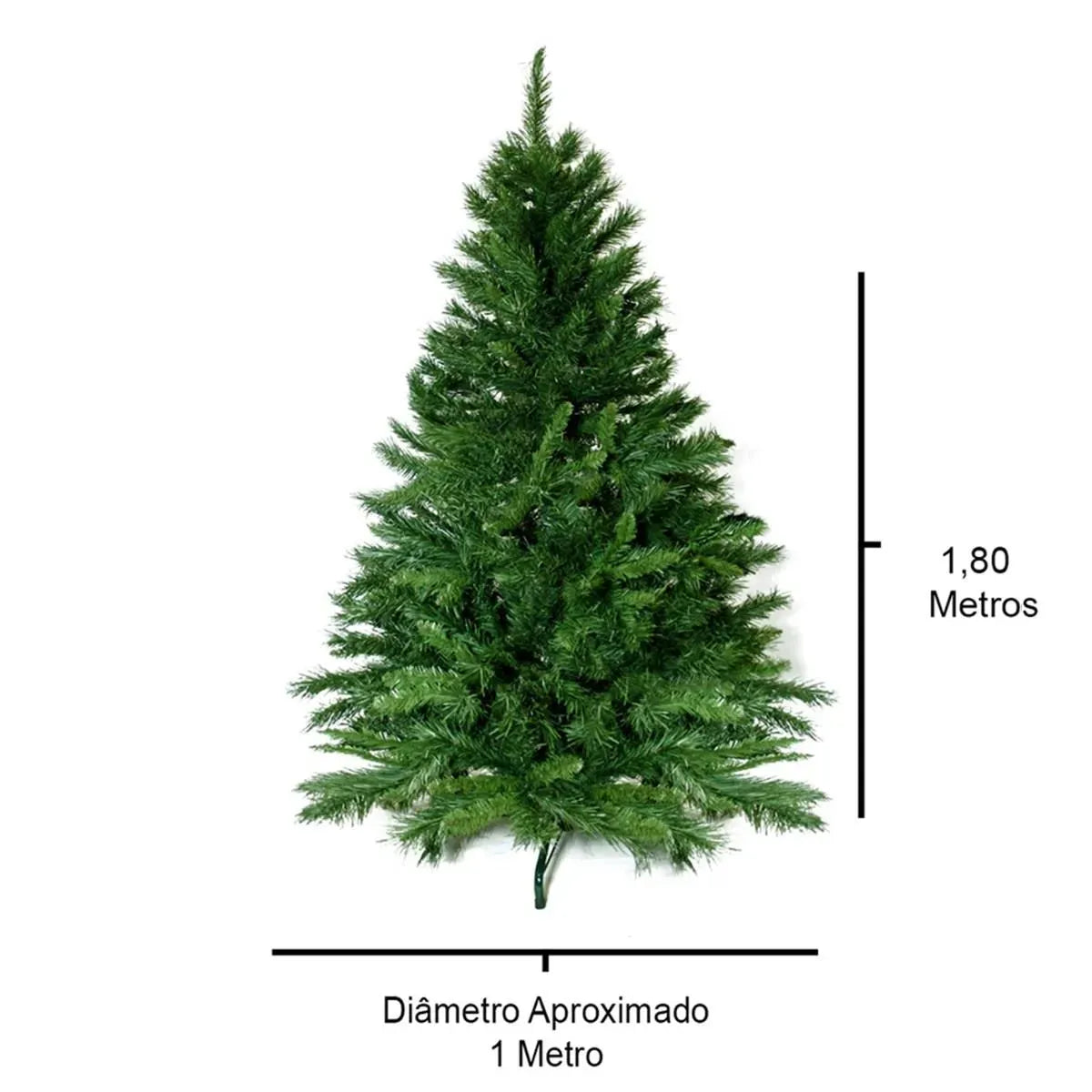 Árvore de Natal Kitzbuhel Deluxe 180cm 932 Galhos PKD180-932T