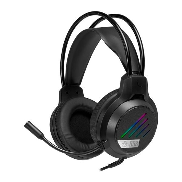 Headset Gamer TGT B53, Rainbow, Drivers 50mm, Preto, TGT-B53-RBW01