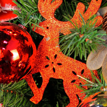 Kit Decoração para Árvore de Natal Rústico 150cm Merita 15/150