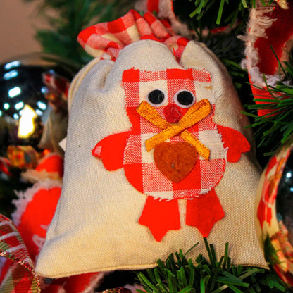 Kit Decoração para Árvore de Natal Rústico 150cm Merita 15/150